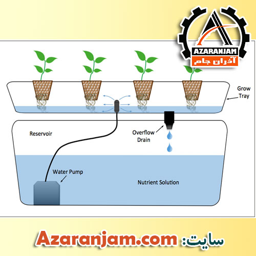 سیستم جزر و مد- کشت هیدروپونیک