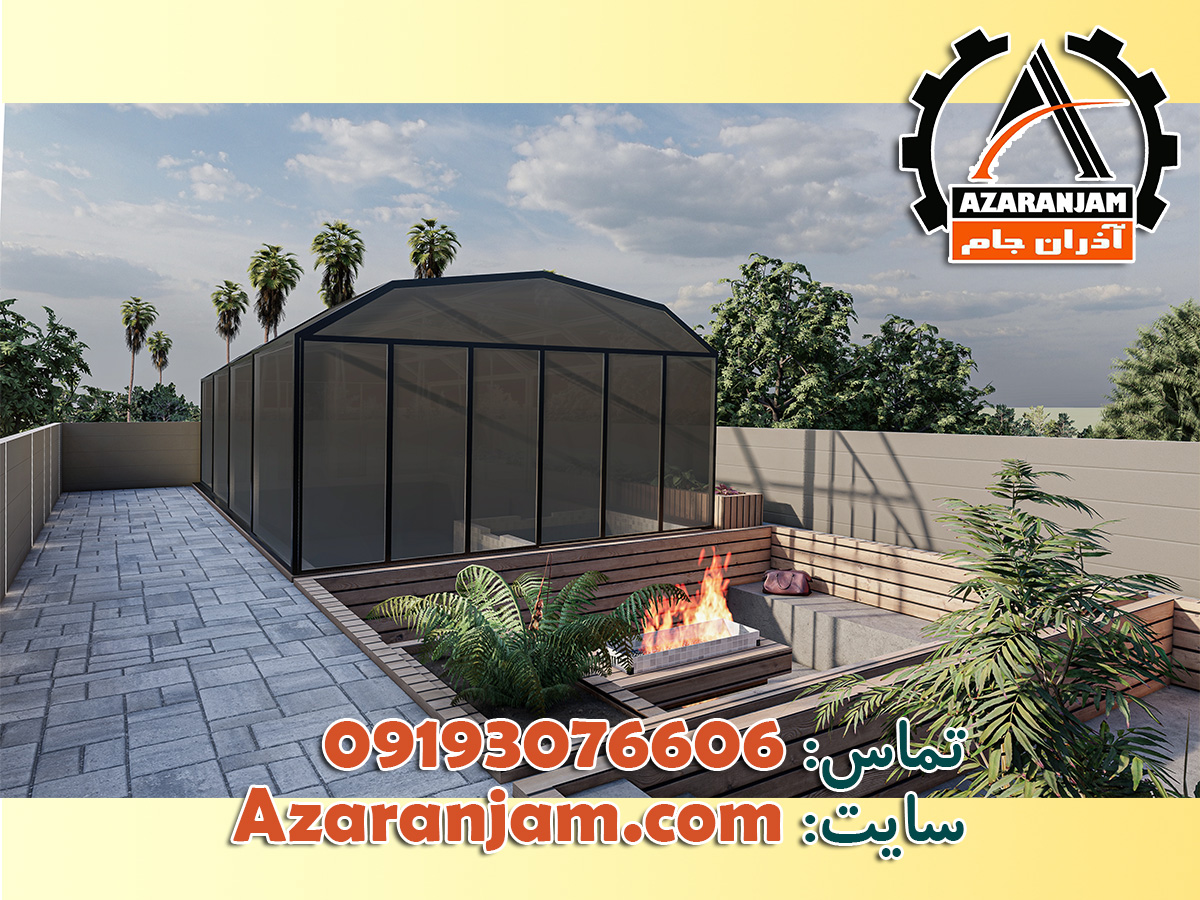 پوشش متحرک استخر مدل کامپکت