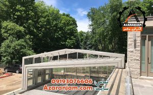 سقف متحرک مدرن استخر