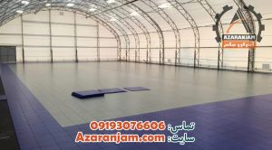 مدل سازه فضاکار با پوشش پارچه برزنتی