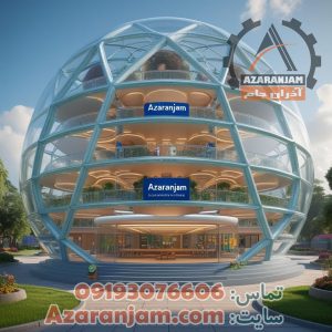 مدل سازه فضاکار برای مجتمع های تجاری - تفریحی