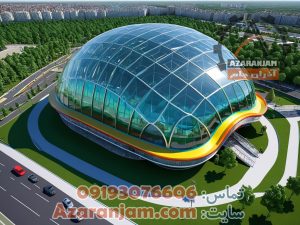 مدل سازه فضایی مدرن و پیشرفته