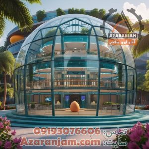 مدل سازه فضایی چند طبقه مدرن