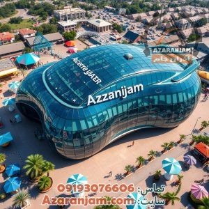 مدل سازه فضایی شیشه ای آذران جام