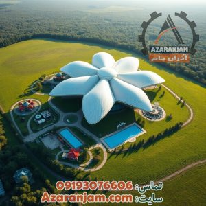 مدل سازه فضایی پارچه ای